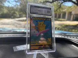 Pokemon Surfing Pikachu V 2021 Celebrations 008/025 Holo CGC 10 - Image 1
