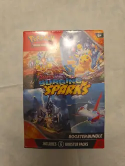 Pokemon TCG Scarlet & Violet Surging Sparks Booster Bundle 6 Pack - Image 1