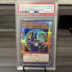 PSA10 Black Magician Set of Four YuGiOh Cards Japan Edition Collectible - Image 2
