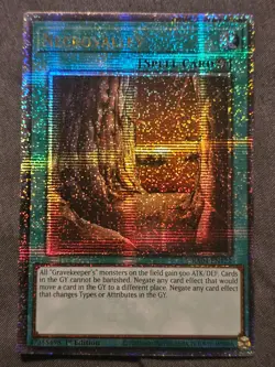 Necrovalley QCSR RA04-EN122 Quarter Century Secret Rare NM Yu-Gi-Oh - Image 1