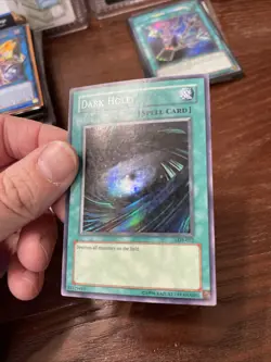 Yu-Gi-Oh! TCG Dark Hole Legend of Blue Eyes White Dragon LOB-052Unlim Super Rare - Image 5