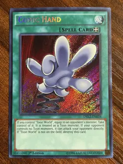 Yu-Gi-Oh! Comic Hand DRL2-EN026 - 1st Edition - Secret Rare - Near Mint! - Image 1