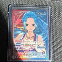 Heroines One Piece Nefeltari Vivi Leader Card EB03-001 5000 Bandai - Image 1