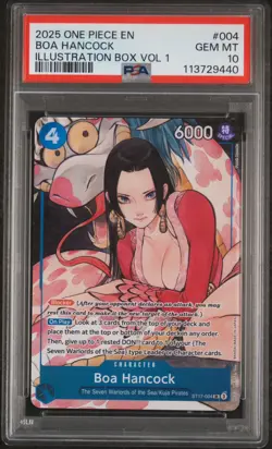 Ships Fast One Piece Boa Hancock 2025 Illustration Box Vol 1 PSA 10 Peach Momoko - Image 3