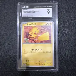 CGC 9 Pikachu 023/071 Cyber Judge sv5M Pokemon Card - Image 1