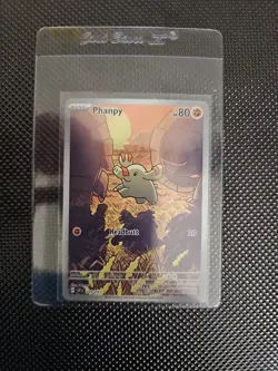 Pokemon TCG Phanpy Illustration Rare Holo Card 205/191 Sv08: Surging Sparks - Image 3