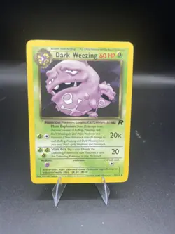 (NM) Dark Weezing 31/82 Team Rocket Non Holo Rare - Pokemon Card TCG - FREE SHIP - Image 1