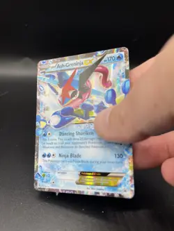 (LP) Ash-Greninja EX XY133 Pokemon Card Black Star Promo - Image 2