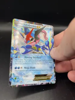 (LP) Ash-Greninja EX XY133 Pokemon Card Black Star Promo - Image 3