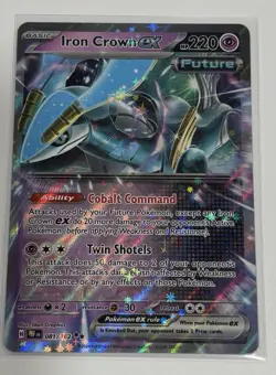 Iron Crown EX 081/162 Temporal Forces Pokemon Double Rare Card - Image 1