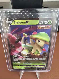 Breloom V Single Strike Pokemon Card Holo Rare 210 HP - Image 1