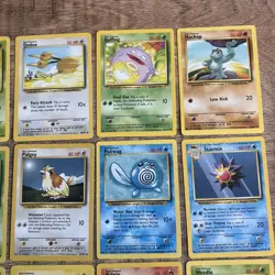 Pokemon TCG Base Set 15 Card Common Lot - All MP-LP Condition - Vintage 🔥 - Image 3