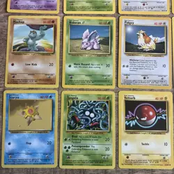 Pokemon TCG Base Set 15 Card Common Lot - All MP-LP Condition - Vintage 🔥 - Image 5