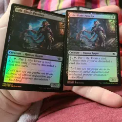 MTG MH2 Gilt-Blade Prowler LOT of 4 (2) Foil (2) Reg Card# 86/303 Free Shipping - Image 2