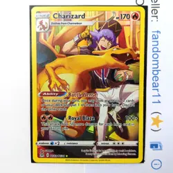 Charizard ULTRA RARE card Trainers Gallery TG03/TG30 SWSH Lost Origin 2022 - Image 1