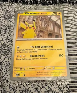 Pikachu at the Museum - Oversize- Promo Card - Item No 3 - Image 1