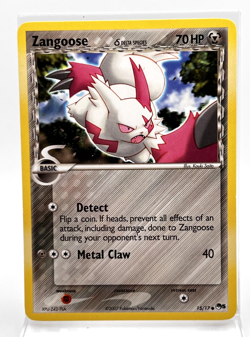 Zangoose 15/17 Pop Series 5 Regular NON-Holo Pokemon Card 2007 LP - Image 1