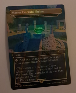 Master Emerald Shrine FOIL NM/M Secret Lair Sonic MTG Magic the Gathering - Image 1