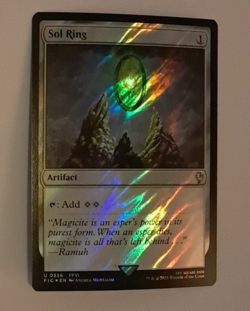 Sol Ring 356 Surge FOIL NM FINAL FANTASY VI FFVI Magic the Gathering MTG - Image 1