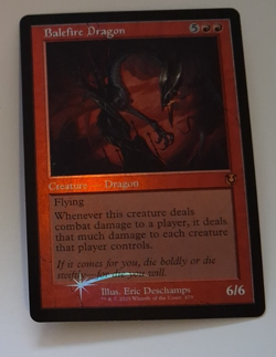 Balefire Dragon Retro Foil NM/M MTG Innistrad Remastered Magic the Gathering - Image 1