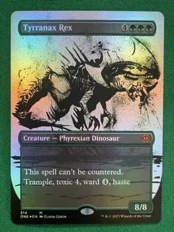 Tyrranax Rex (Showcase) M Phyrexia: All Will Be One 314 NM (Foil) - Image 1