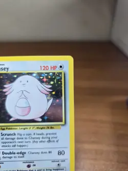 POKEMON TCG 1999 CHANSEY 3/102 BASE SET HOLO RARE EN - LP/MP - Image 4