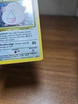 POKEMON TCG 1999 CHANSEY 3/102 BASE SET HOLO RARE EN - LP/MP - Image 5