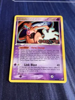2005 Pokemon Deoxys 16/107 EX Deoxys Reverse Holo Rare Stamped Normal Forme - Image 1