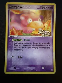 Slowpoke EX Team Rocket Returns #76/109 Reverse Holo 2004 Stamped Pokemon - Image 1