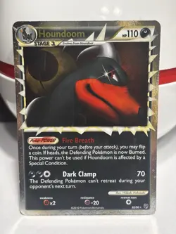 Pokemon Houndoom Prime Ultra Rare Holo Undaunted 82/90 English 2010 - Image 1