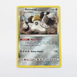 Melmetal 129/214 - Pokemon TCG - Unbroken Bonds Sun Moon - LP* Holo - Image 1