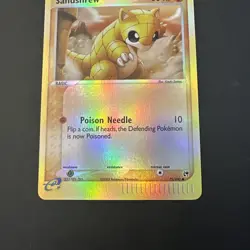 Sandshrew Reverse Holo 75/100 Ex Sandstorm Pokemon Card NM - Image 3