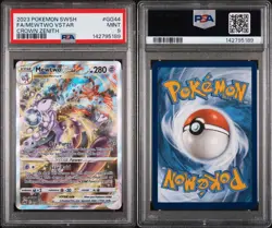 Pokemon Mewtwo VSTAR #GG44/GG70 PSA 9 MINT + Slab Case - Crown Zenith - Beckett - Image 2