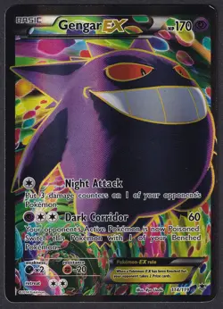 Pokemon Gengar EX 114/119 Full Art XY Phantom Forces - Image 1