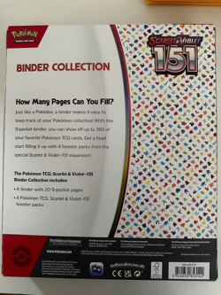 Pokemon TCG Scarlet & Violet Pokemon 151 Binder Collection - NEW SEALED - Image 2