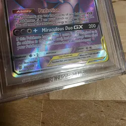 2019 Pokemon Unified Minds #222/236 Mewtwo & Mew Gx Ultra Rare BGS 9.5 - Image 5