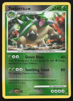 Torterra [Reverse Holo] #39 Platinum Pokemon Card - Image 1