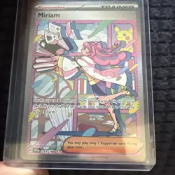 Pokemon TCG Miriam Trainer Full Alt Art 251/198 Scarlet & Violet English NM - Image 1