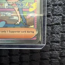 Pokemon TCG Miriam Trainer Full Alt Art 251/198 Scarlet & Violet English NM - Image 4