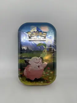 Pokemon TCG: Mega Evolution—Ascended Heroes Mini Tin: Clefairy & Chikorita New✅ - Image 1