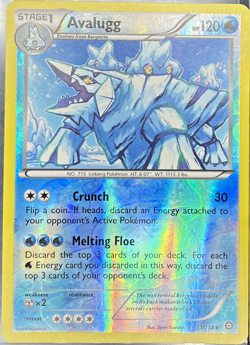 Avalugg | Reverse Holo | NM/M | XY Steam Siege 37/114 | Rare | Pokemon - Image 1