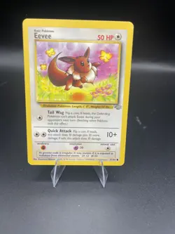 Eevee - 51/64 Jungle Set Common Pokemon - NM/LP - FREE TRACKED SHIPPING - Image 1