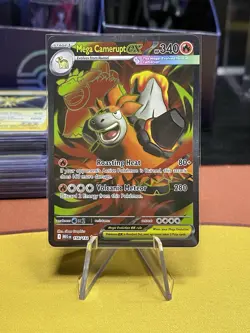 Pokemon TCG Mega Camerupt EX Mega Evolution Holo IR 156/132 NM Freshly Pulled - Image 1