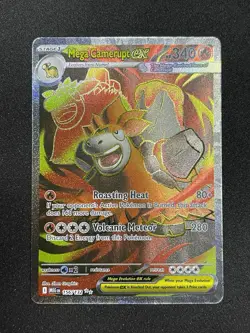 Pokemon TCG Mega Camerupt EX Mega Evolution Holo IR 156/132 NM Freshly Pulled - Image 2