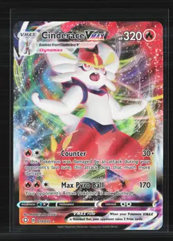 Pokemon 2021 Shining Fates Cinderace VMAX #19/72 - Image 1
