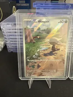 Paldean Wooper Illustration Rare Pokemon TCG SV IR Full Art Near Mint Lot of 2 - Image 4