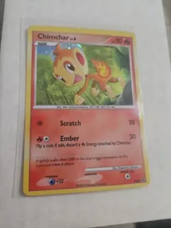 Pokemon TCG Chimchar DP Black Star Promotional DP02 Holo Promo 1st Edition Promo - Image 1