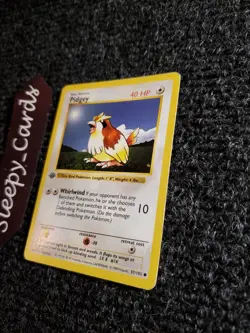 Pokemon Base Set Pidgey 57/102 - Common 1st Edition Shadowless PL - Image 2