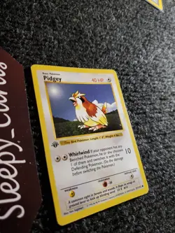 Pokemon Base Set Pidgey 57/102 - Common 1st Edition Shadowless PL - Image 3