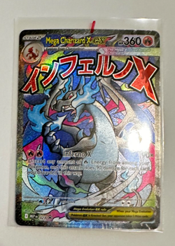 Pokemon Mega Charizard X EX 023 Me: Mega Evolution Promo Holo 360 HP Rare - Image 3